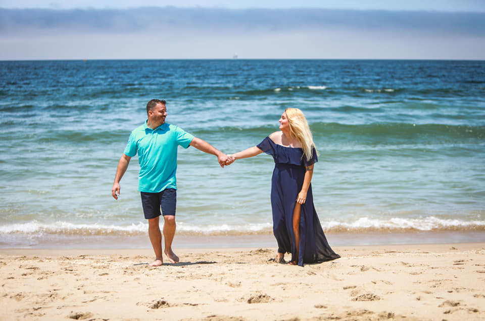 Ron And Christine At The Beach
