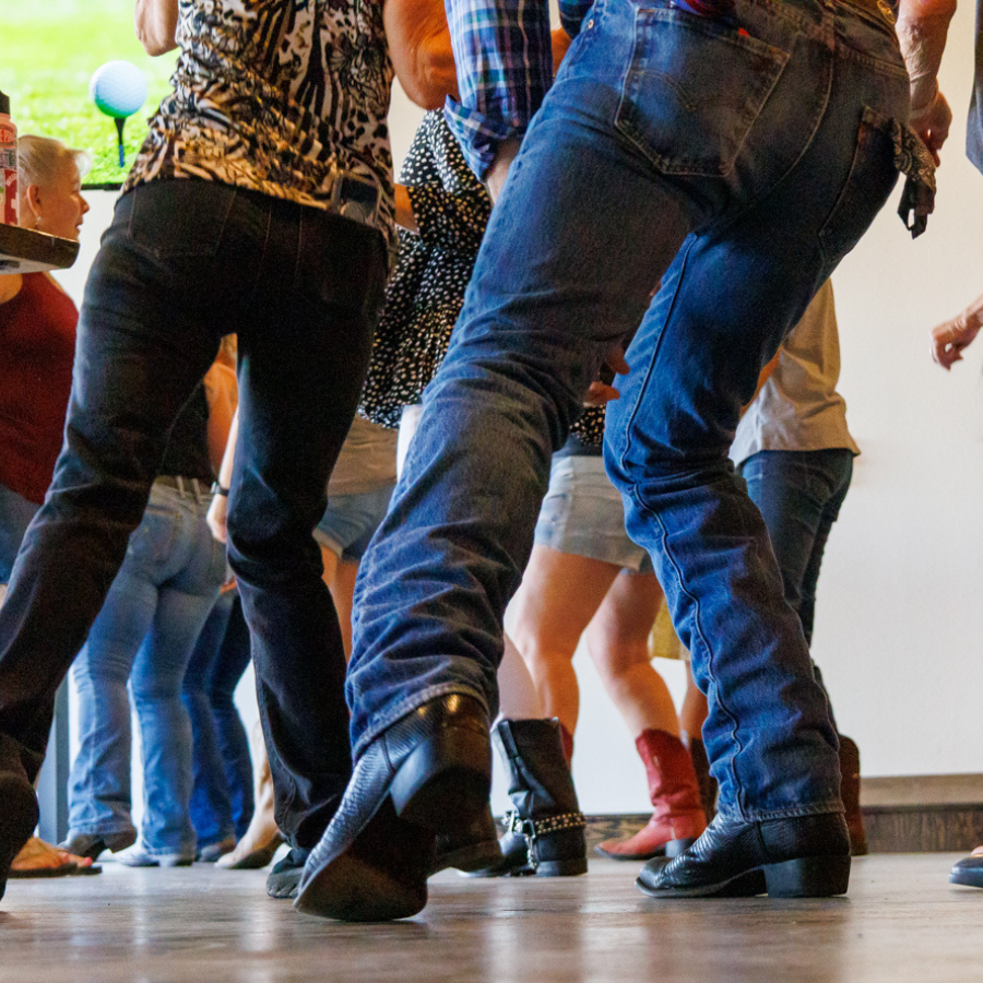 Line Dance Class At Summer Fox